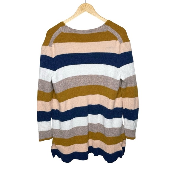 Madewell Kent Stripe Open Cardigan Sweater Bengali Indigo Small - Picture 6 of 14